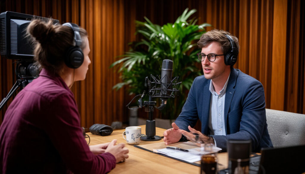 Идеальная аренда студии для записи и съемки интервью